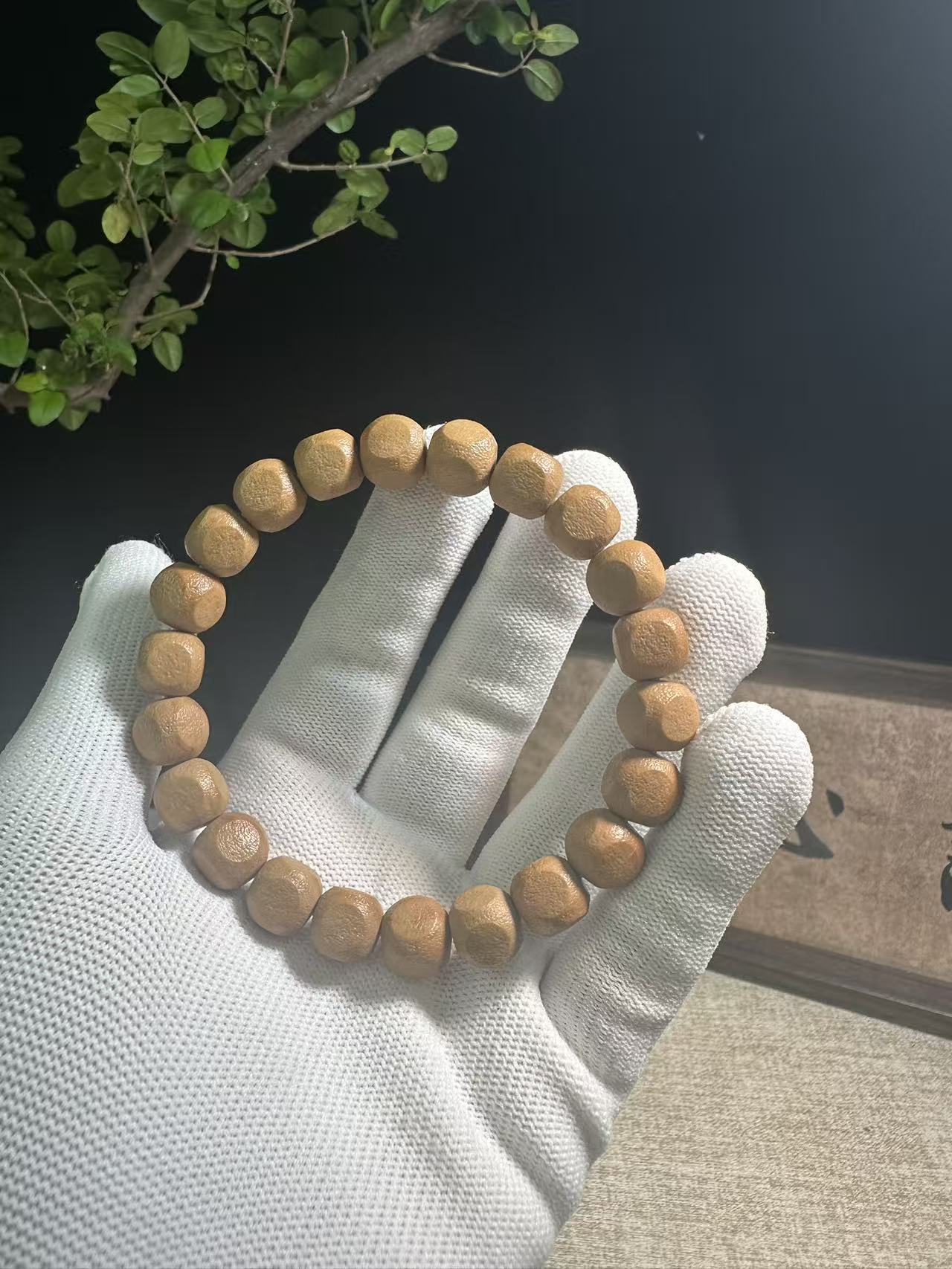 木心记-“锤纹六方”猴头手串