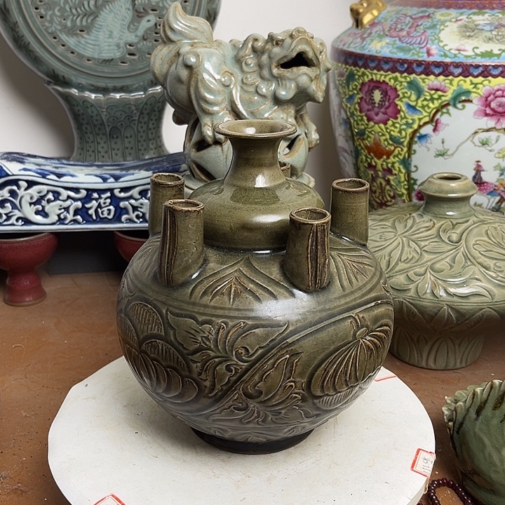 摆件陶瓷器瓷器成