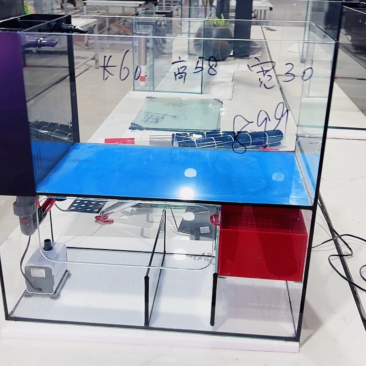 雷***！玻璃60.30.58底滤桌面底滤全套配件