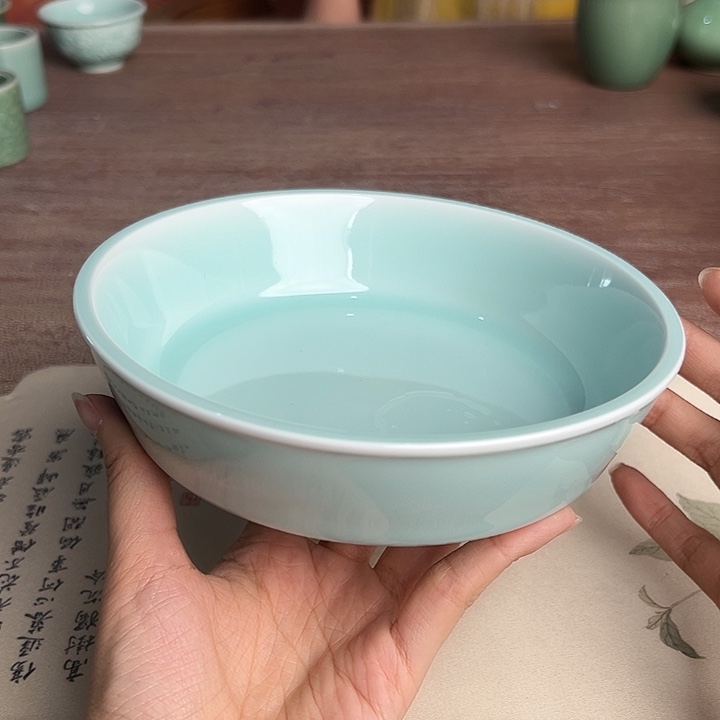 龙泉云间青瓷小米茶器