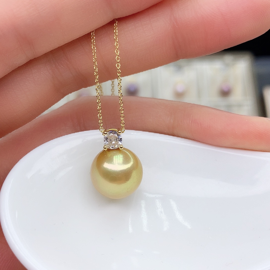 淡水珍珠颈饰合金