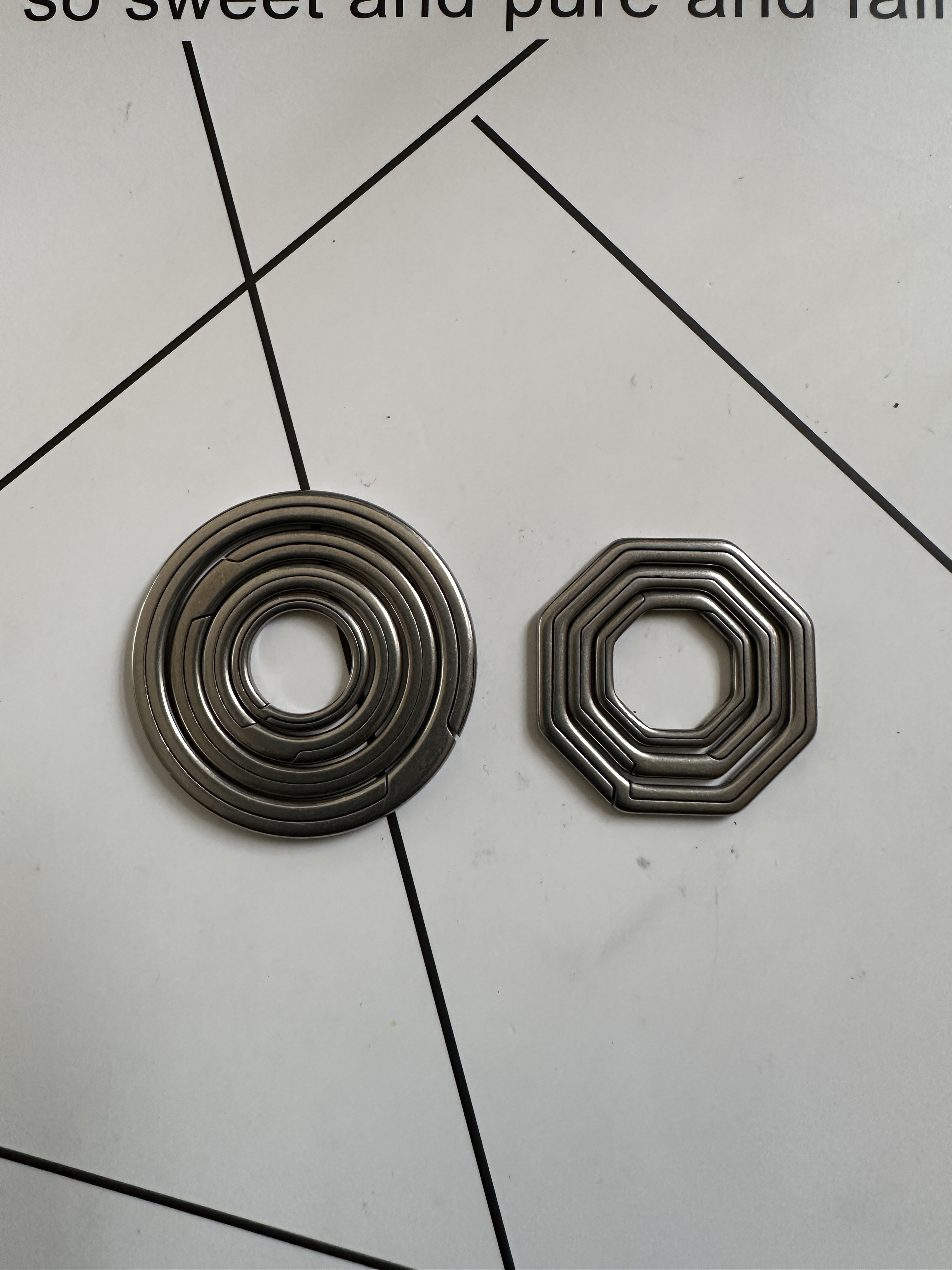 钛合金钥匙圈侧推圈比较硬加硬圈