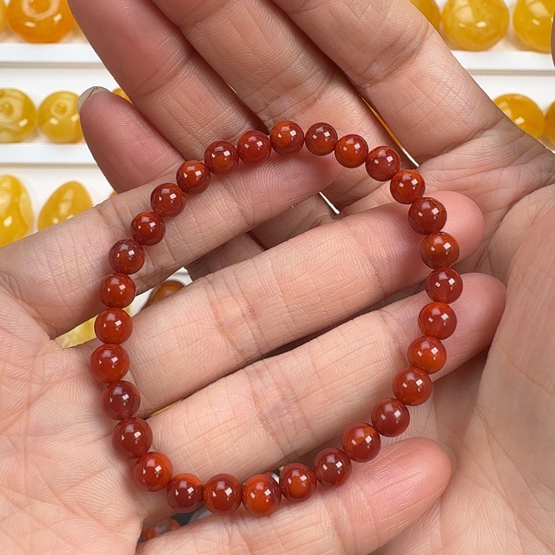 D***g南红玛瑙未镶嵌手链南红