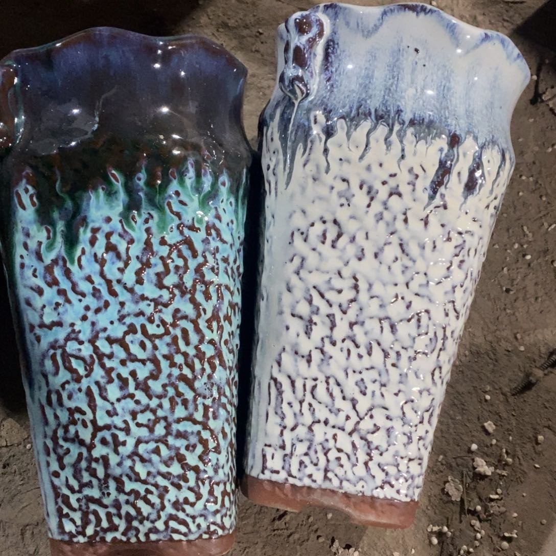 红陶瑕疵13-24两个