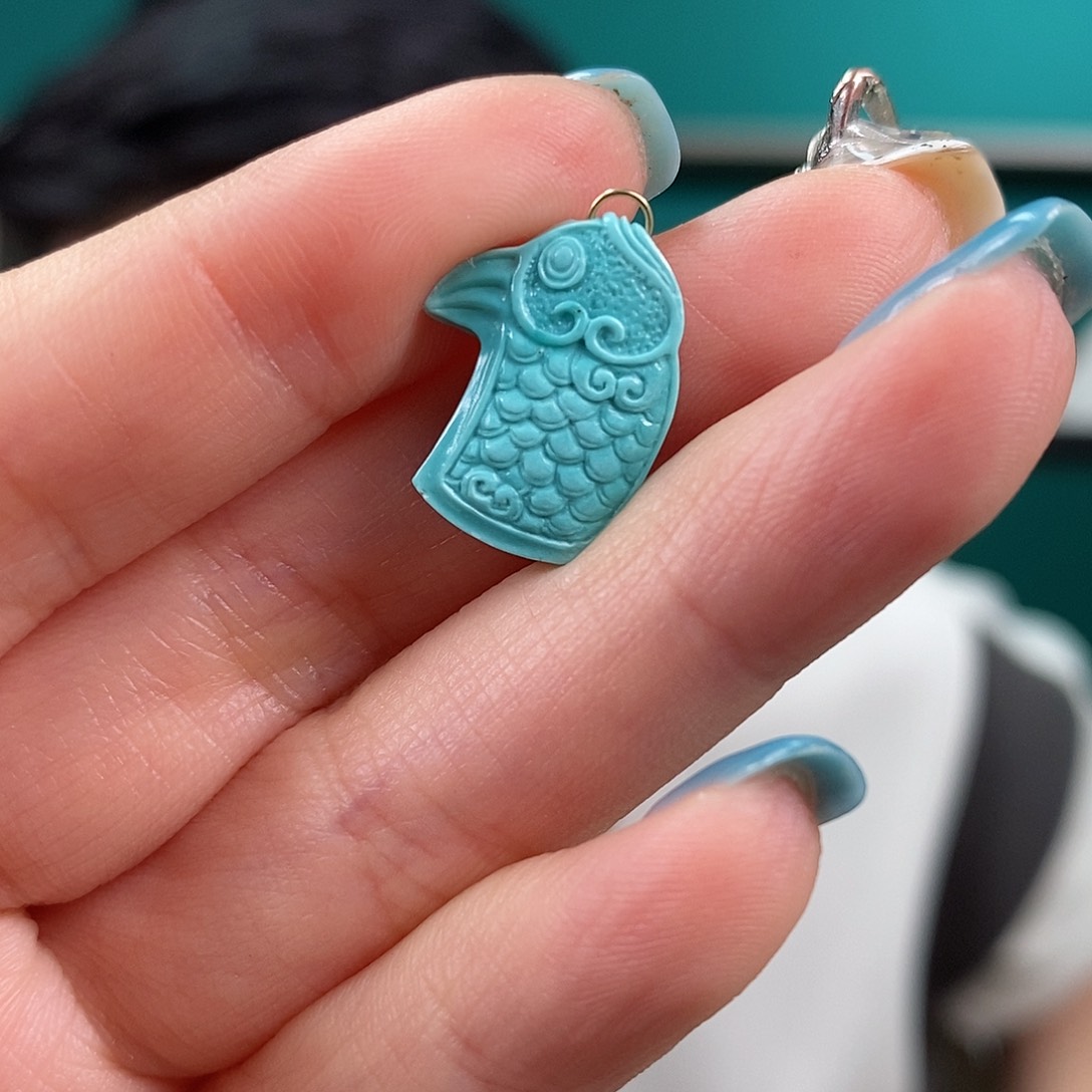 绿松石珠宝奇石未镶嵌