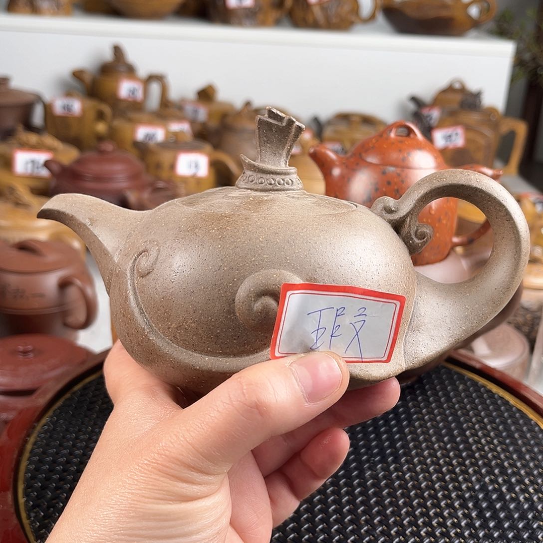 紫泥茶壶宜兴紫砂