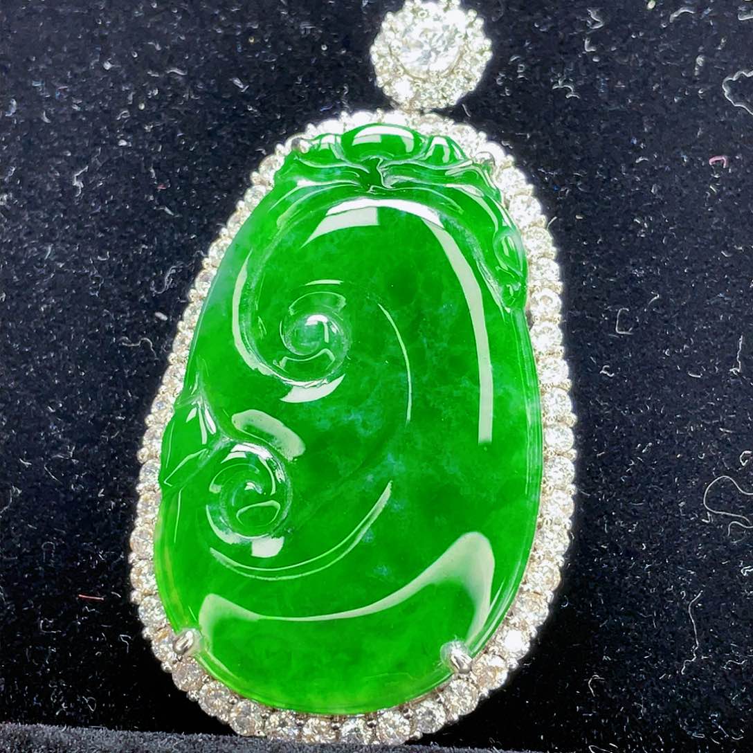 翡翠吊坠(不含链)未镶嵌