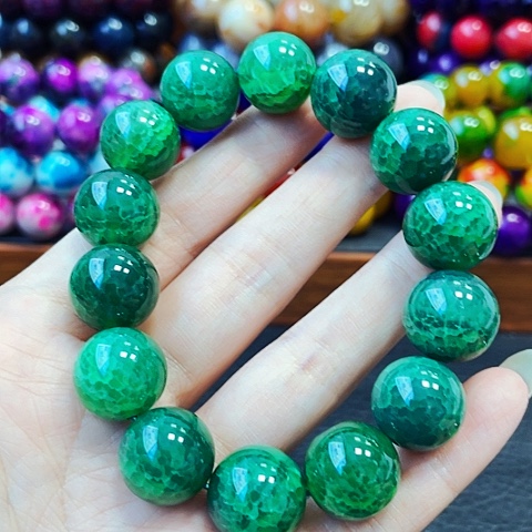 手饰玛瑙未镶嵌绿龙16