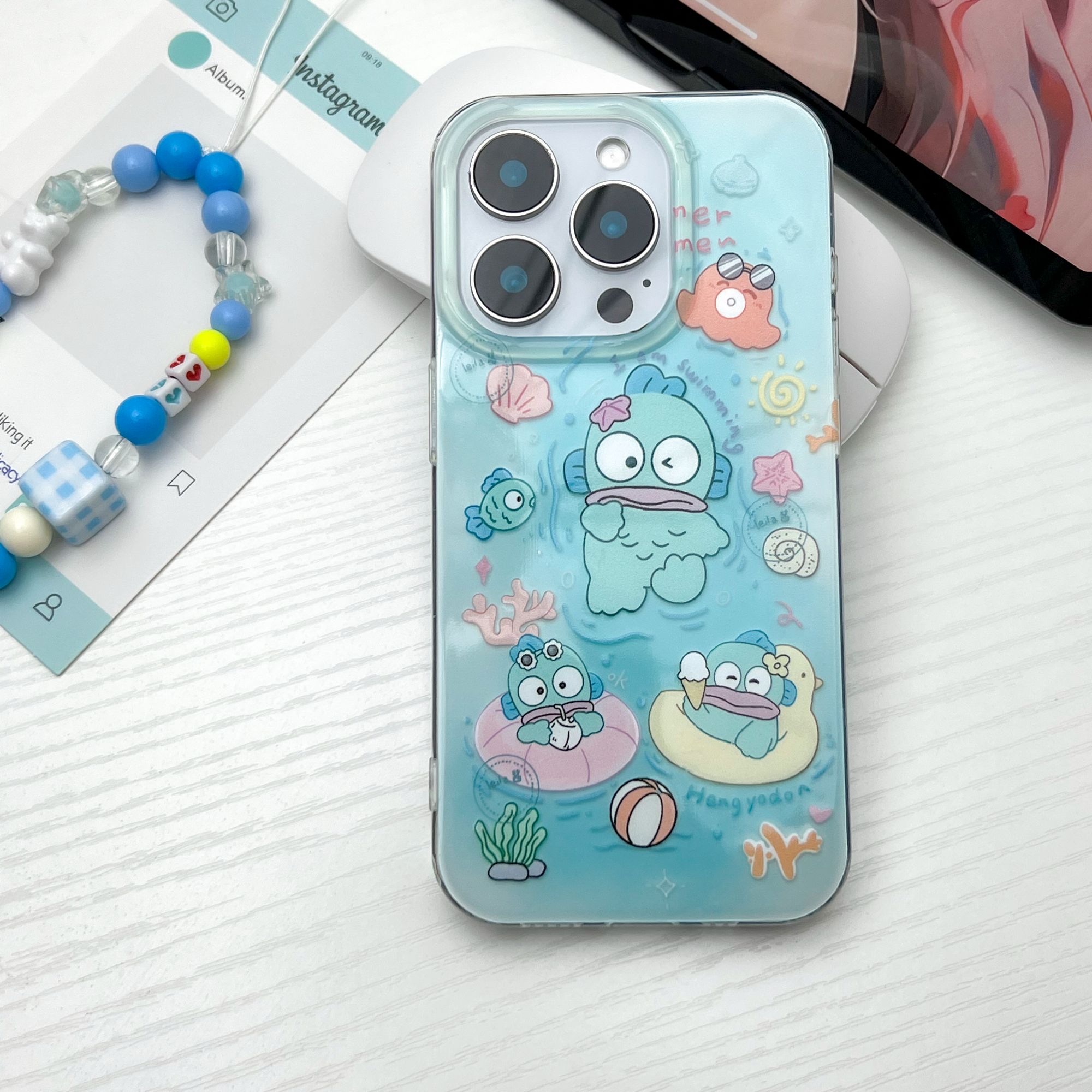 IMD手机壳夏日游泳小丑鱼适用苹果16iPhone15华为小米oppovivo
