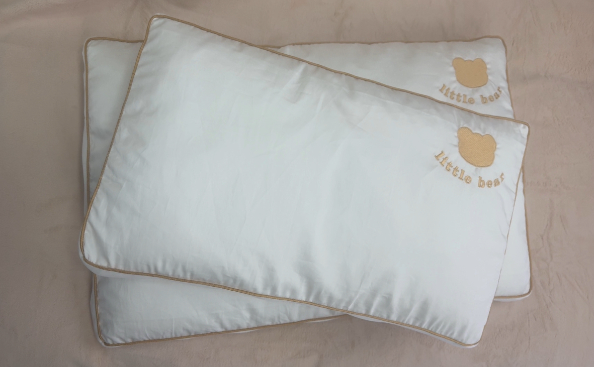 【全棉儿童护颈棉花枕】儿童脱脂棉花护颈可脱卸可拆卸可水洗枕头