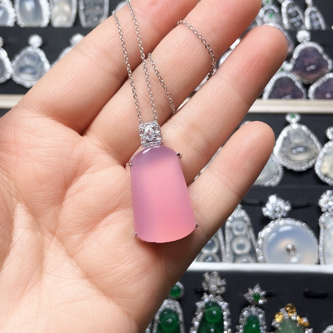 玛瑙/玉髓颈饰合金