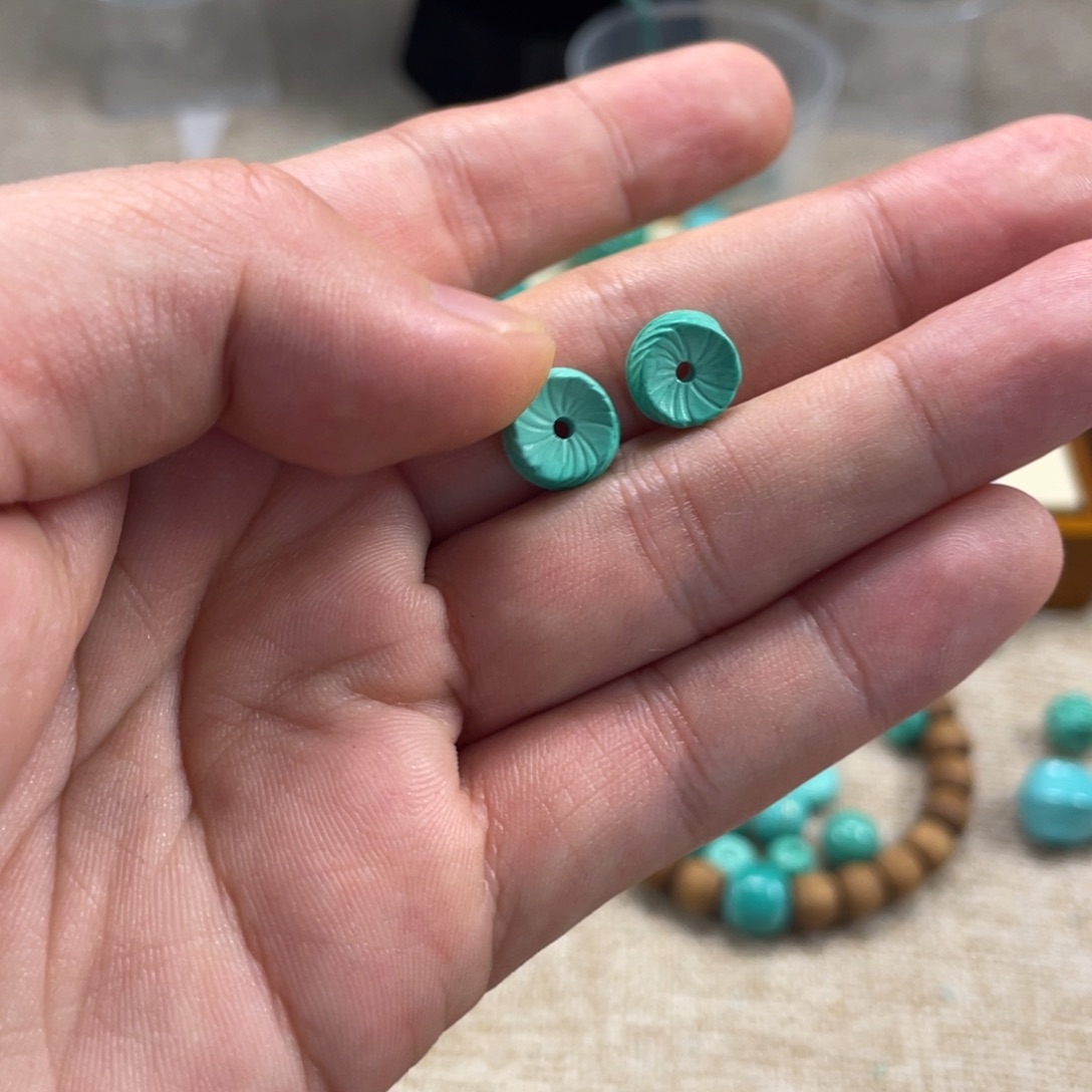 原生态湖北矿小配饰，直径10