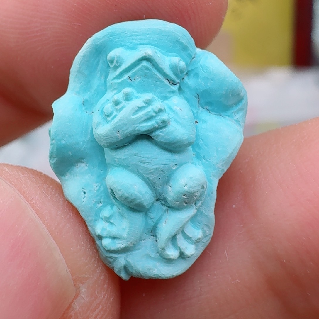 绿松石18K金镶嵌配饰