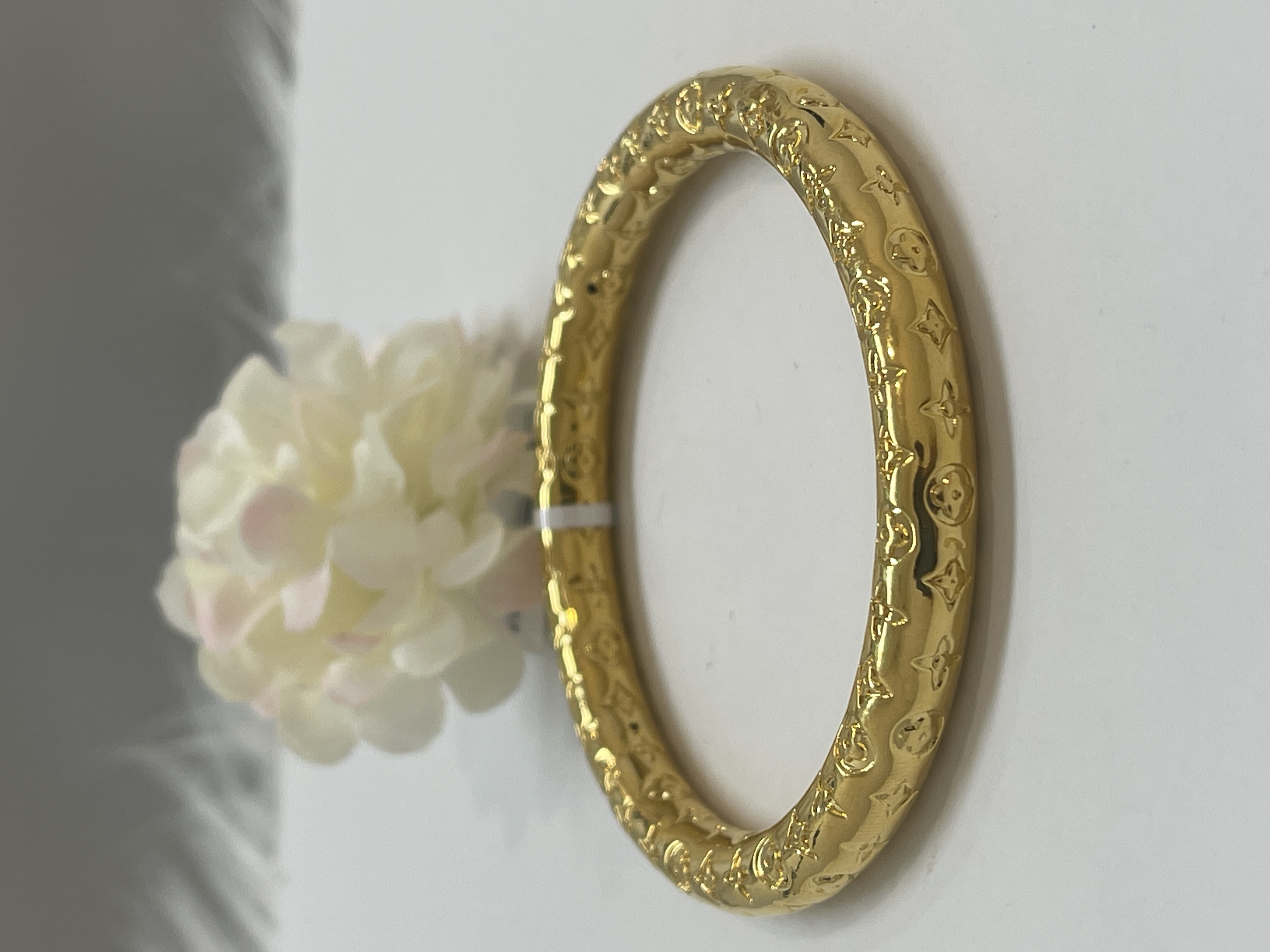 金兰黄金【亮面老花】手镯百搭精美时尚双十二大促