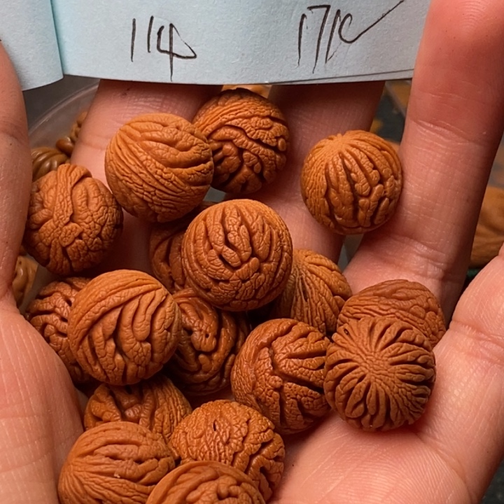 吊坠桃核秦岭龙纹桃核1