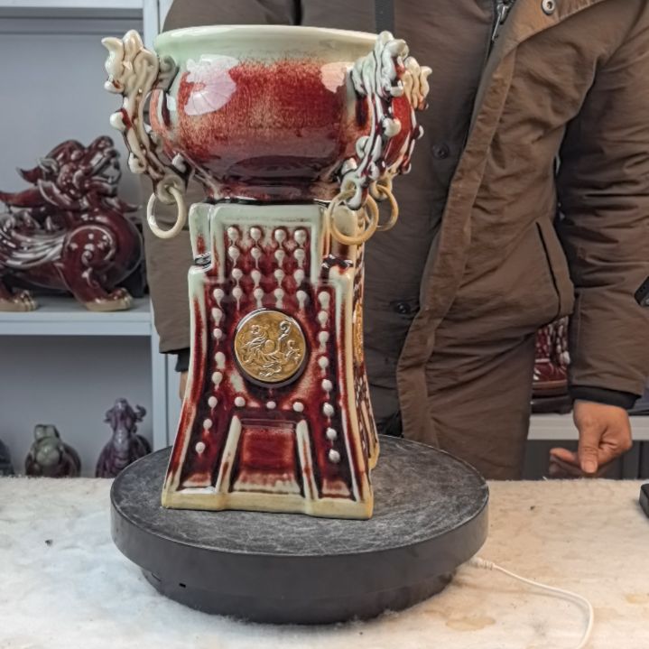 摆件神後鎮鈞瓷擺件