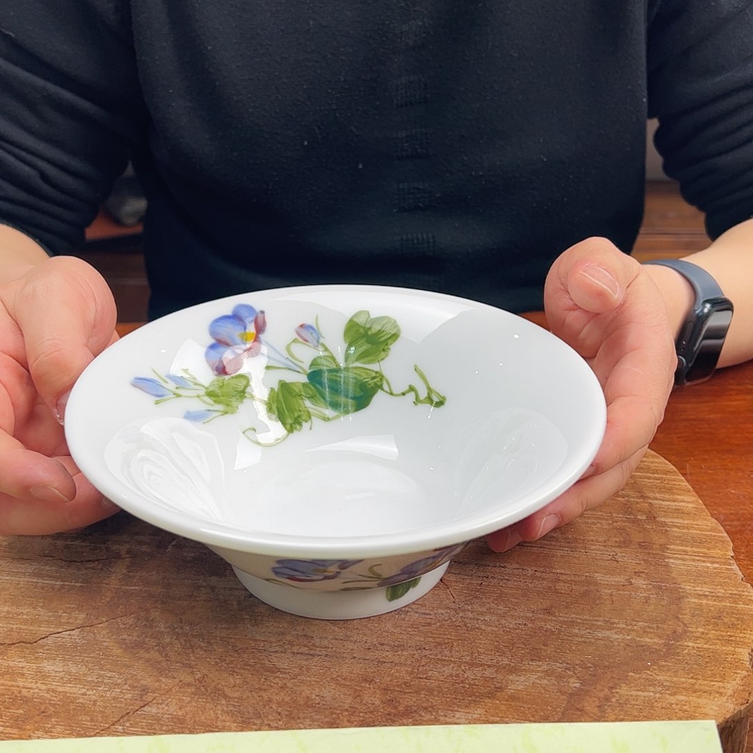 瓷片景德镇陶瓷手工手绘制作