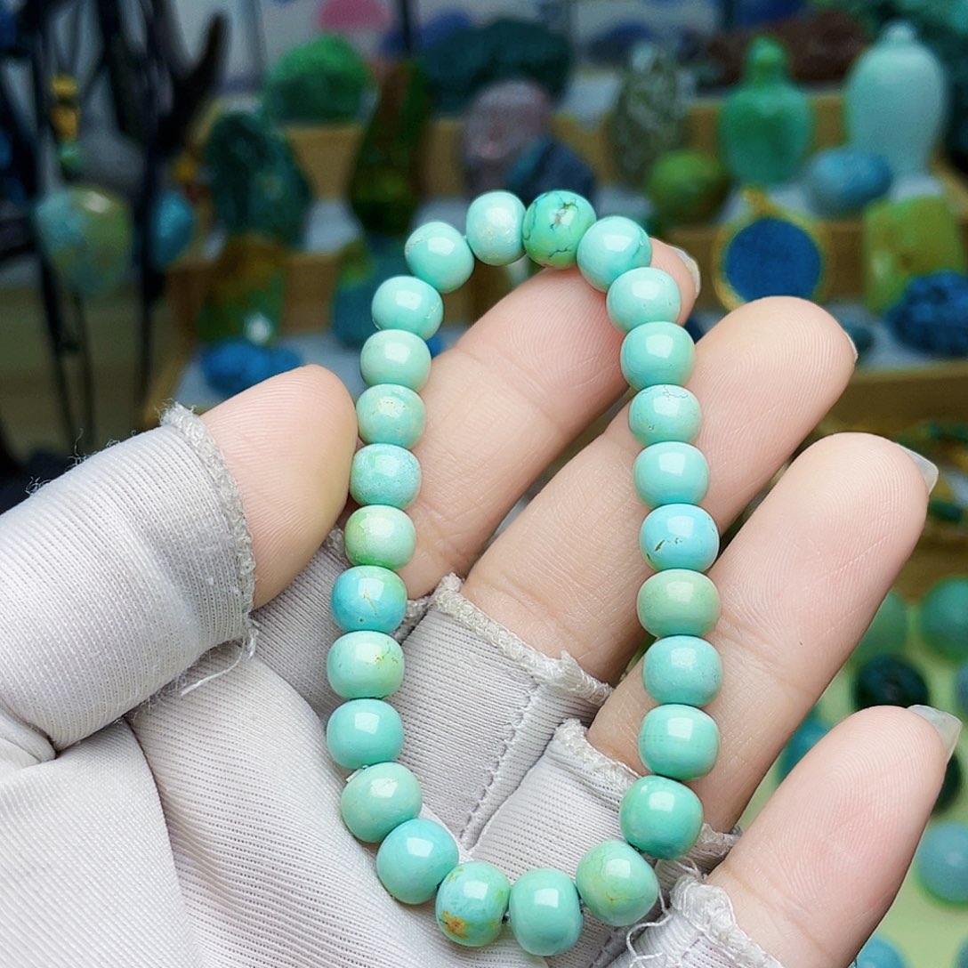 绿松石珠宝奇石未镶嵌