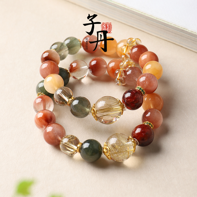 【子丹】涅火红莲水晶手串（多样性发/发一条）C5-372