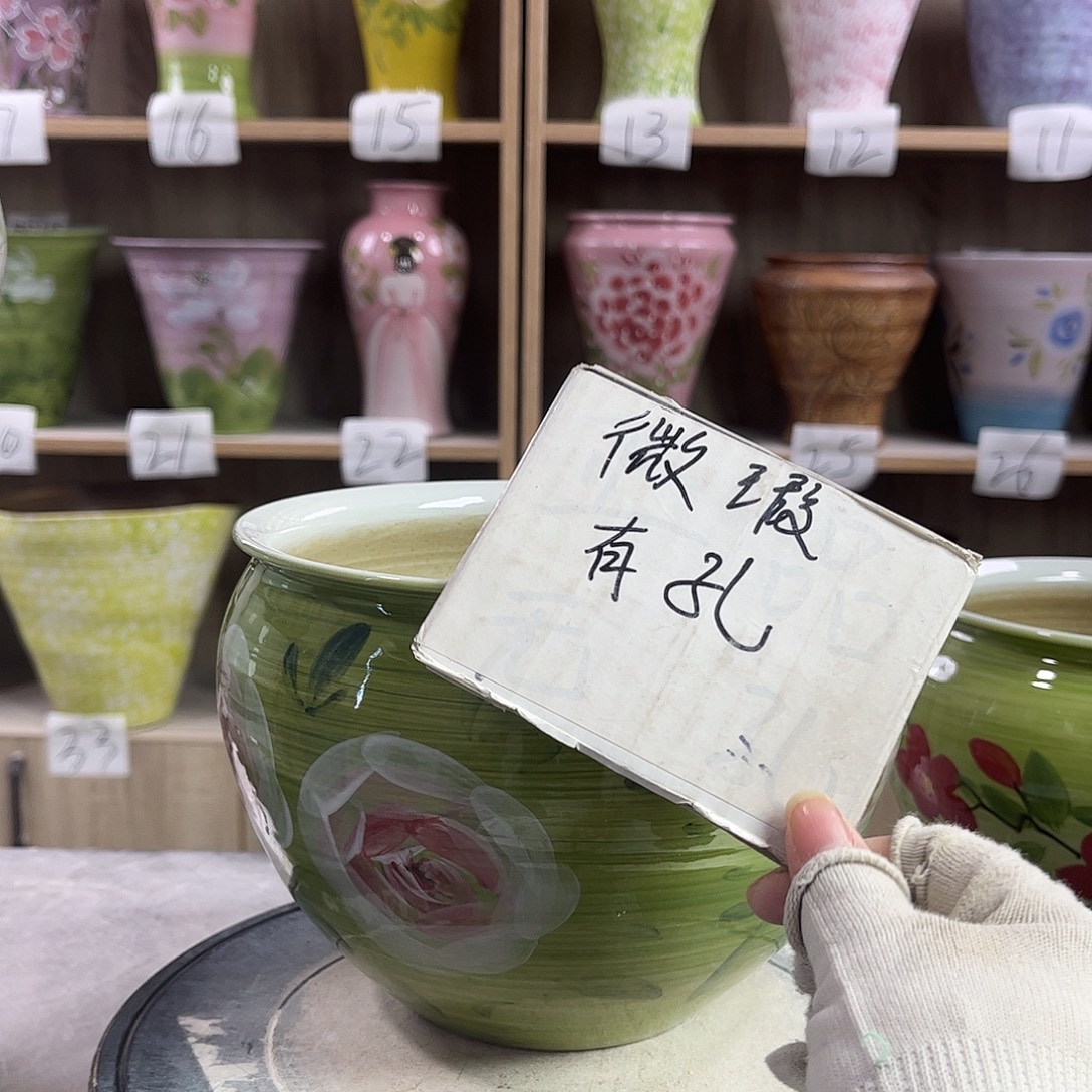 景德镇陶瓷花盆花盆