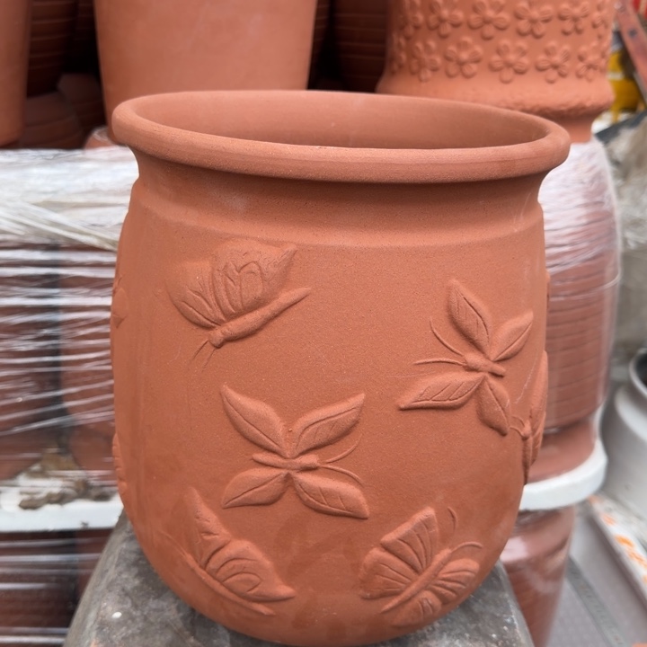 花盆紫砂口25高30宜兴紫砂 