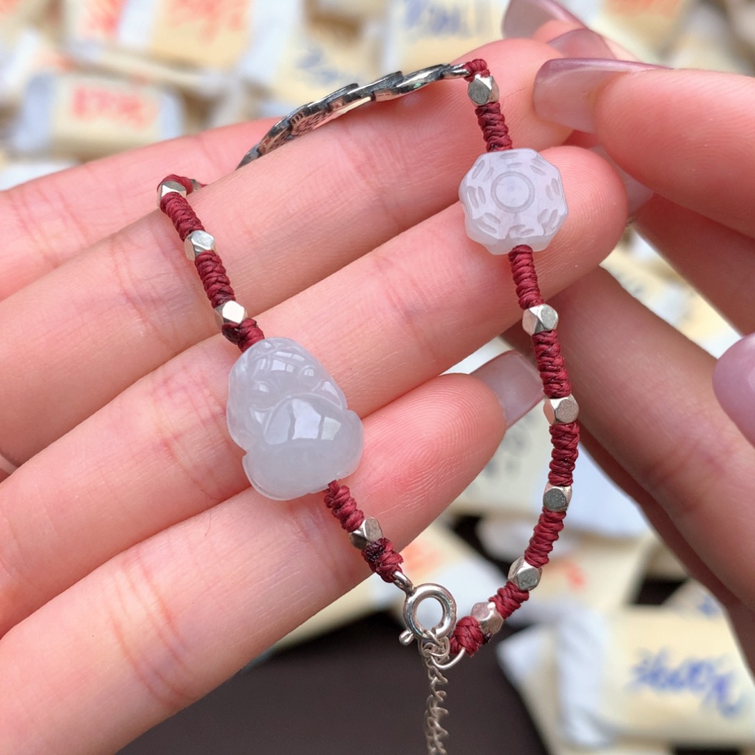 【闪购商品】翡翠手绳未镶嵌一