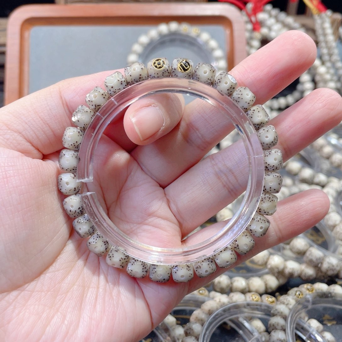 星月菩提手串冰糖果冻料大眼睛手工无相