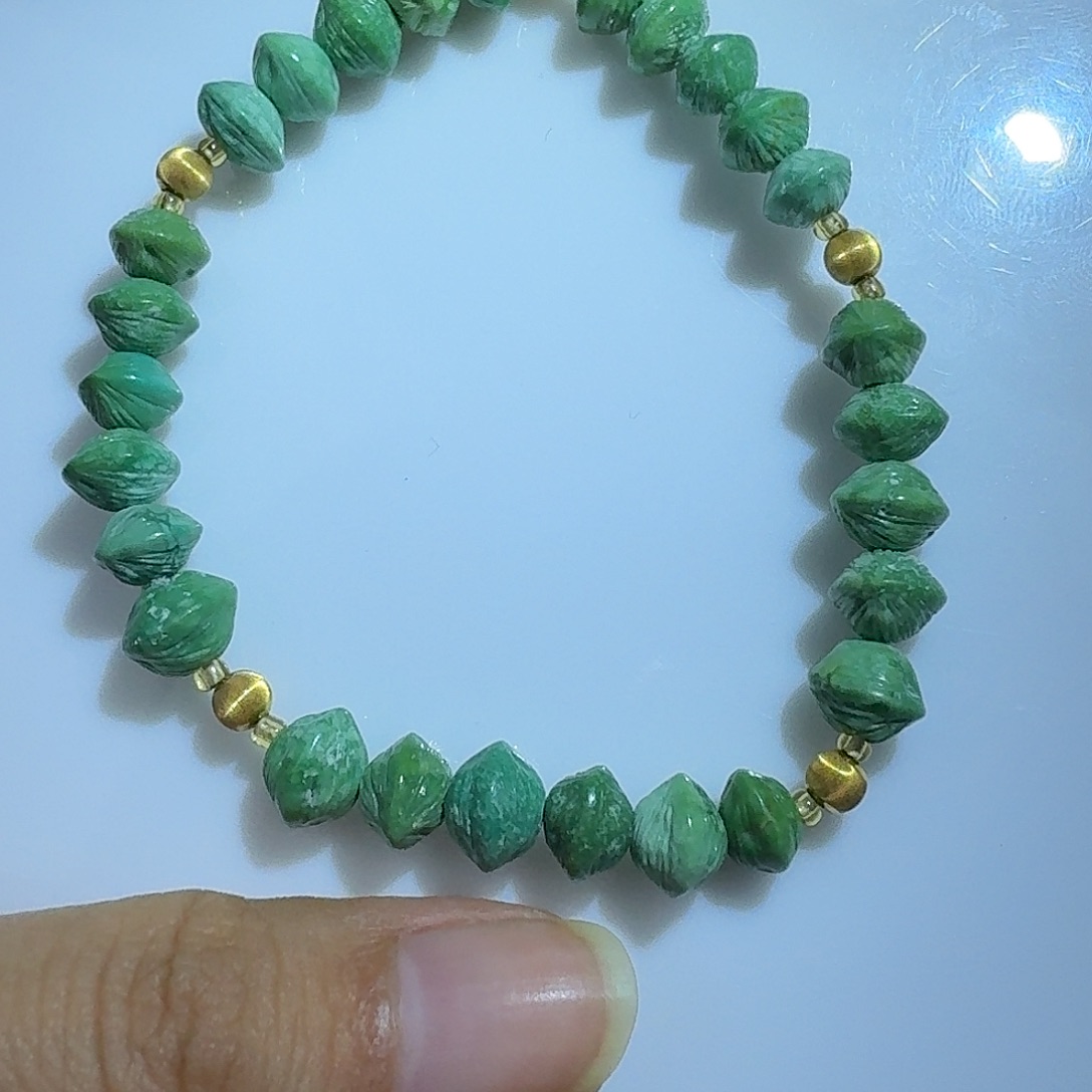 绿松石18K金镶嵌珠宝奇石