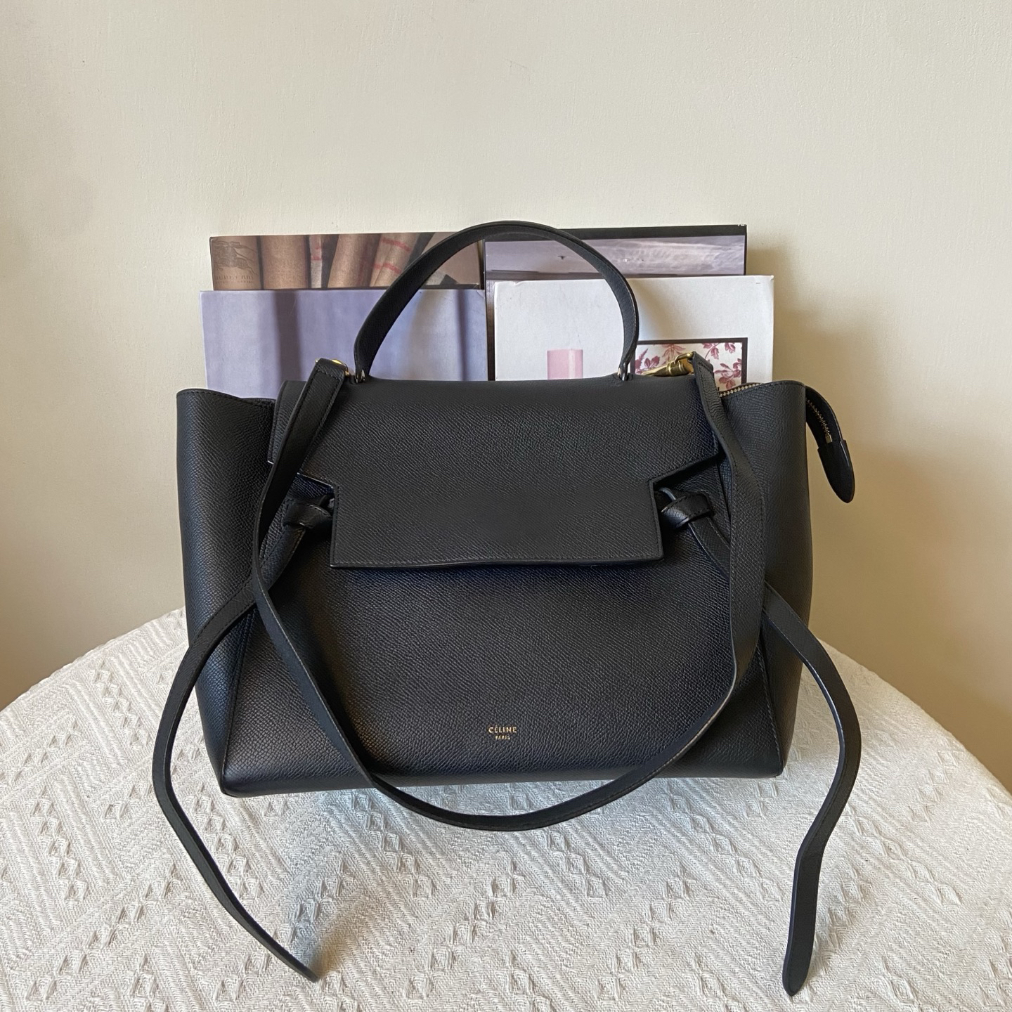 95新 Celine/思琳 蓝色鲶鱼包大号（定金）