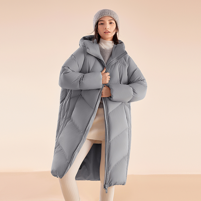 【波司登旗舰店】2025新90绒氧气系列休闲加厚长款保暖羽绒服A5232