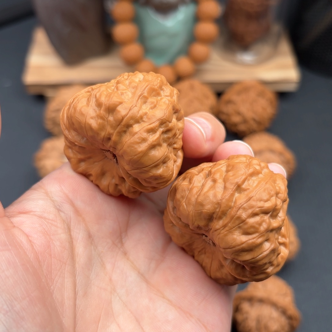 文玩核桃把件蛙边