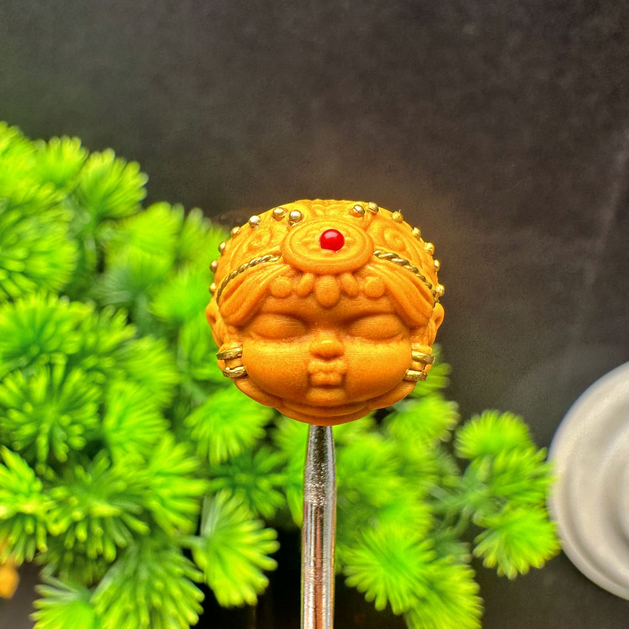 猴头核桃雕刻【扎基拉姆】文玩手串单籽16-17+尺寸