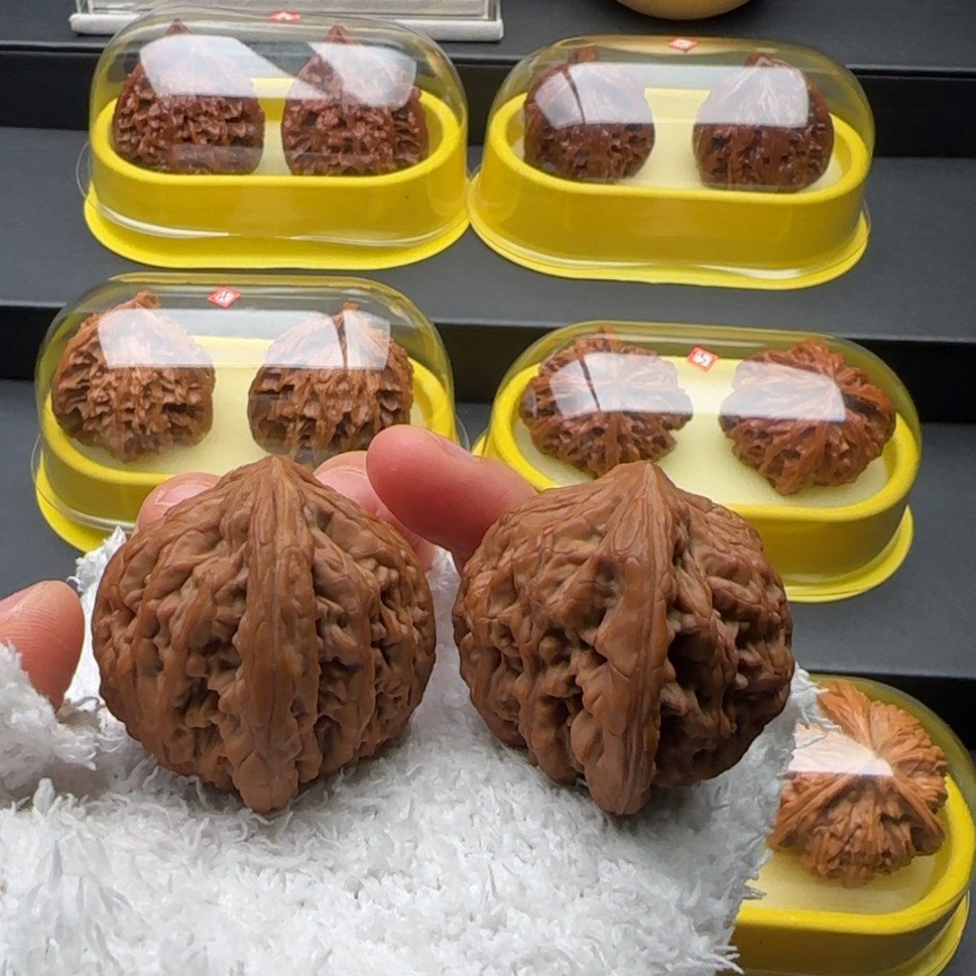 文玩核桃把件蓟县虎头王42