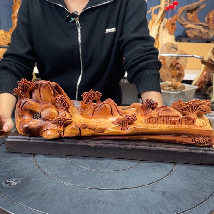 柏木（崖柏）山水倒流香送两盒香