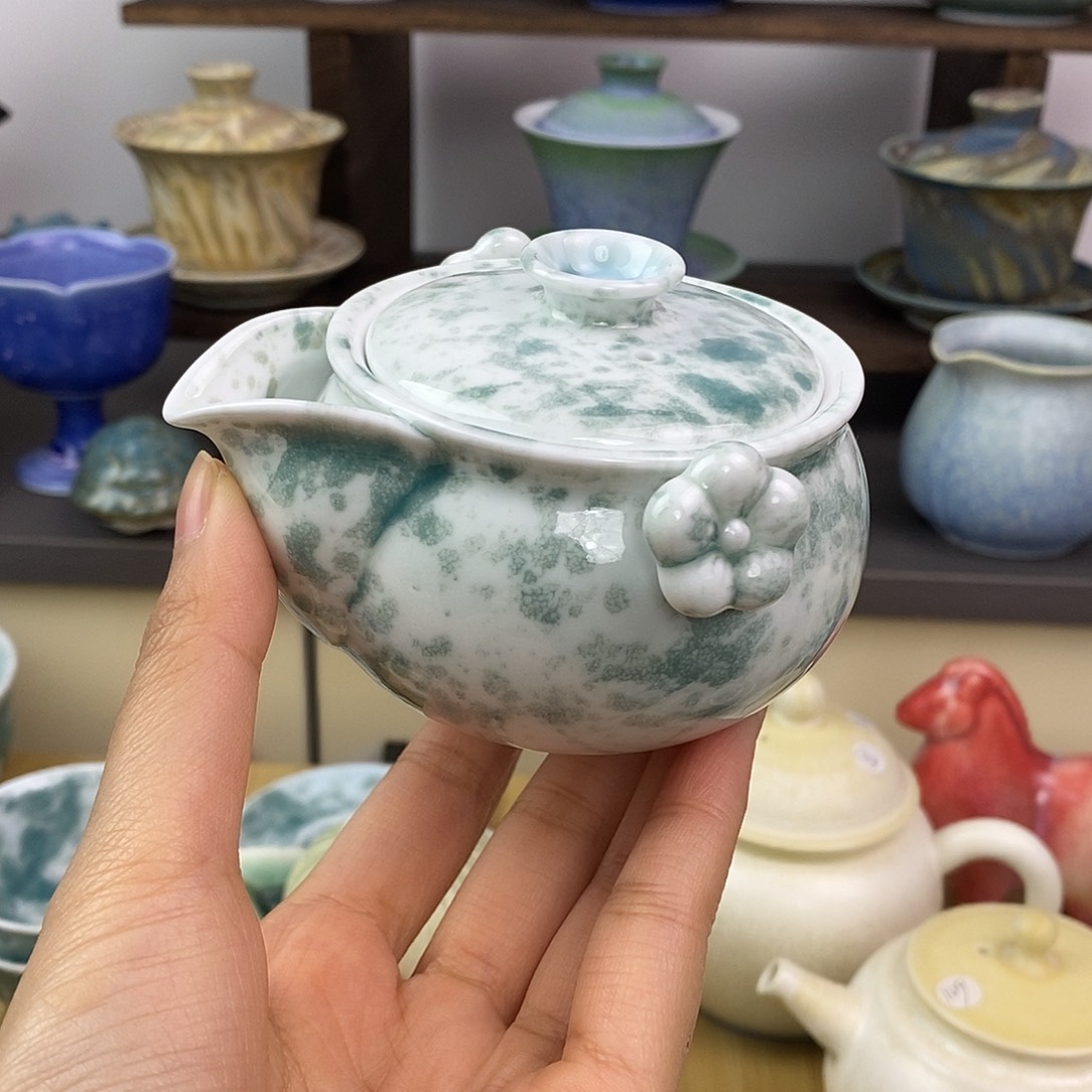 景德镇高温陶瓷手抓壶