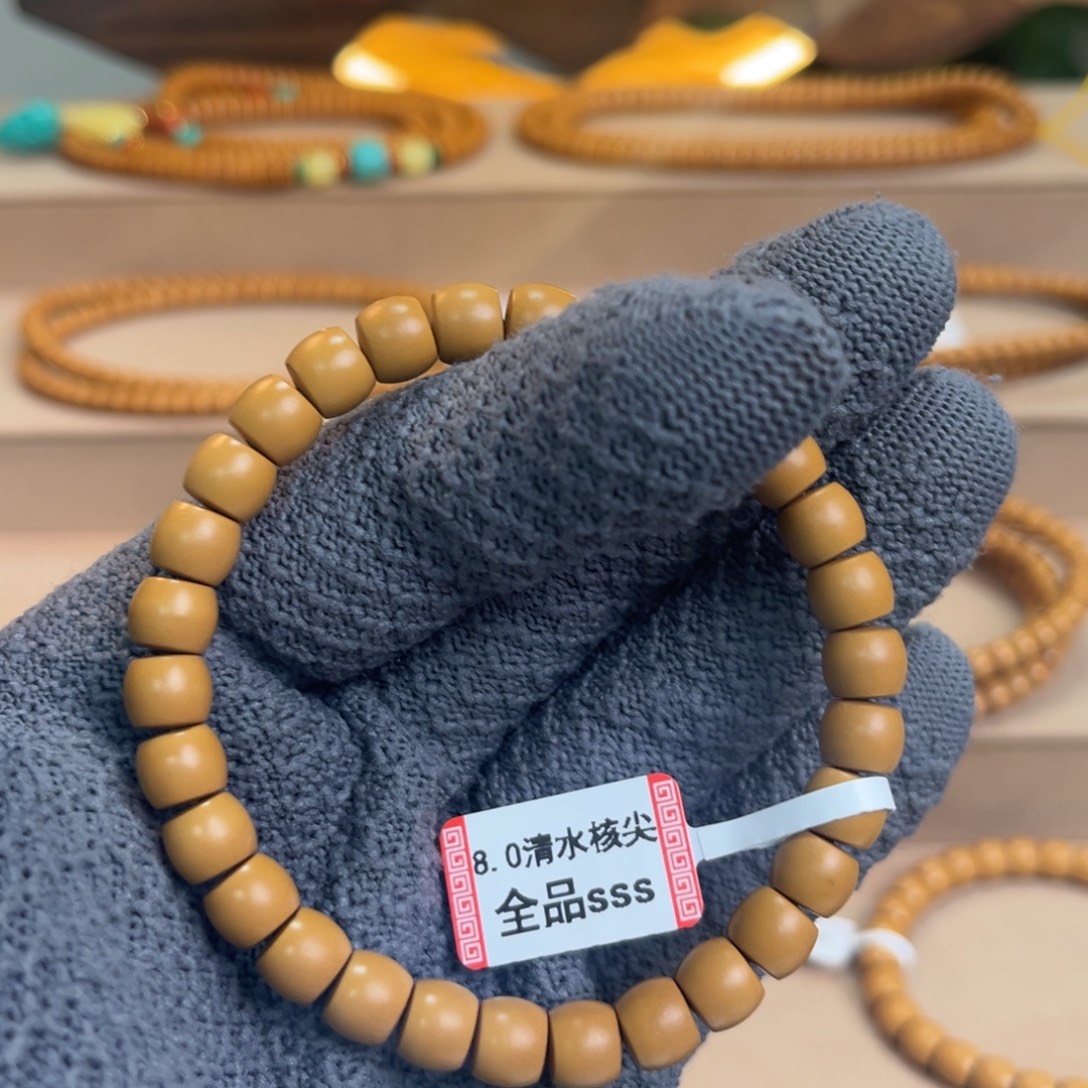 橄榄核手串/手链@@单圈8.0