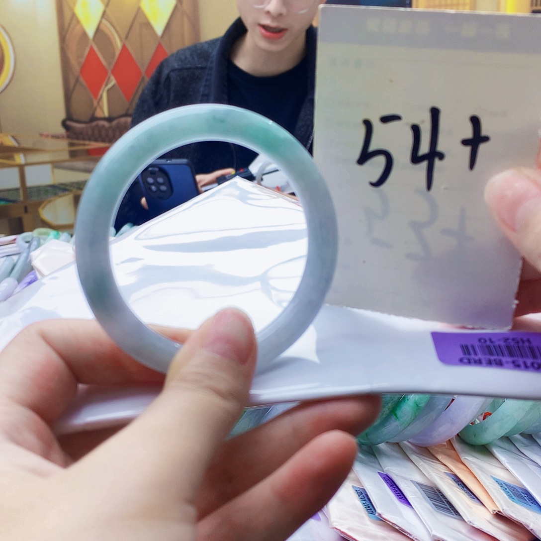 翡翠未镶嵌手镯0988……