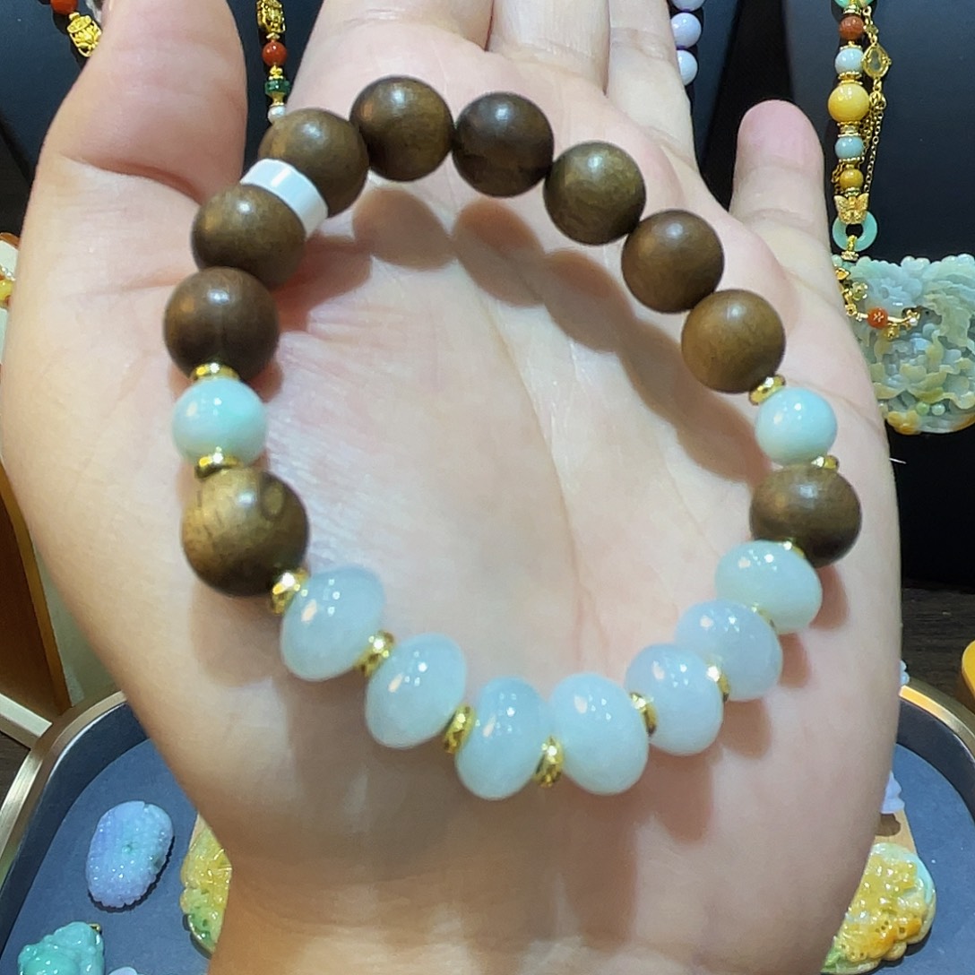 未镶嵌手串翡翠手串