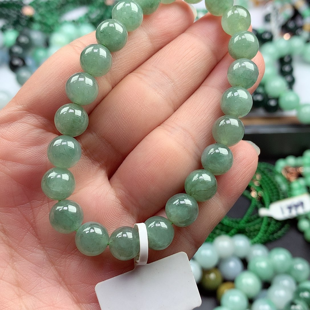 翡翠手链未镶嵌手串