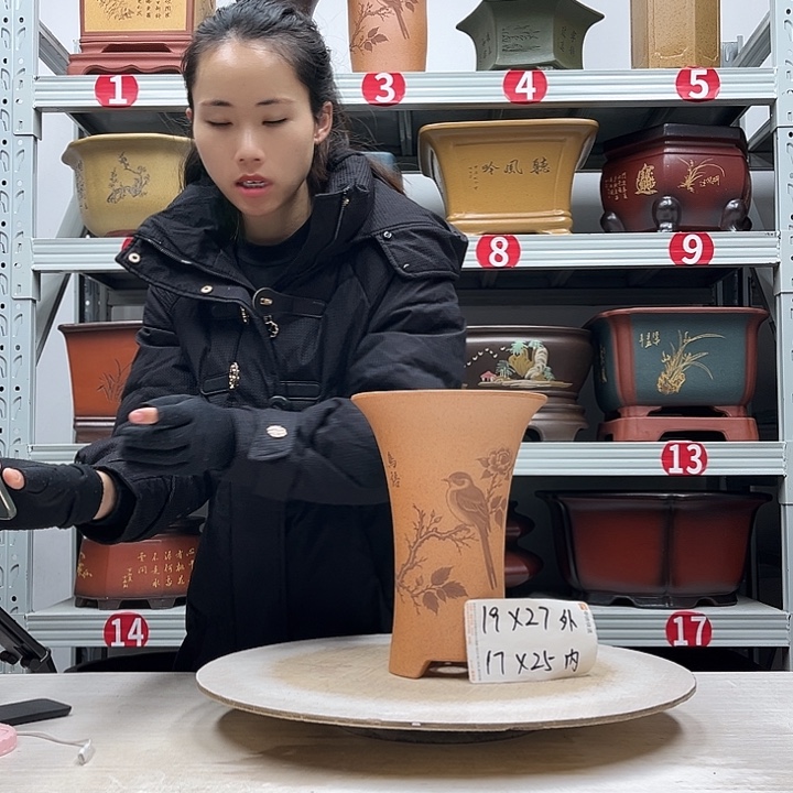 紫砂花盆紫砂花盆