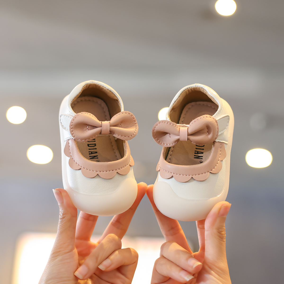 女宝宝周岁生日公主鞋春秋季单鞋婴幼儿蝴蝶结学步鞋宝藏衣橱上新