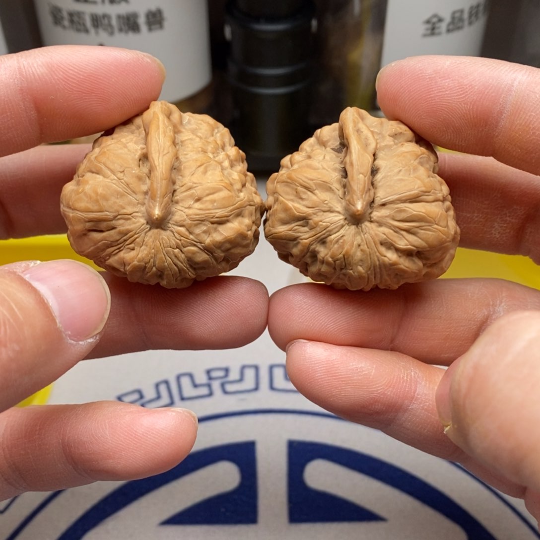 核桃把件三四一帆风顺