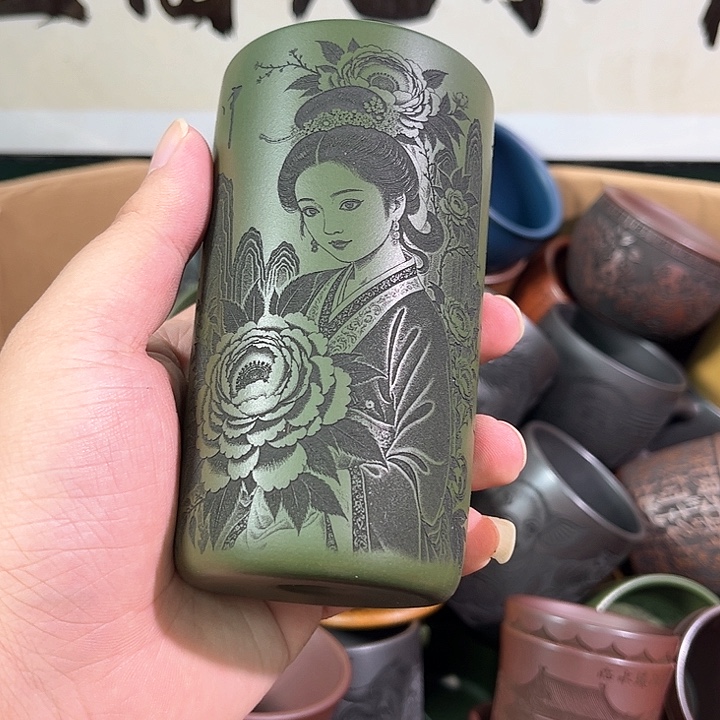 茶杯紫砂全手工紫砂主人杯