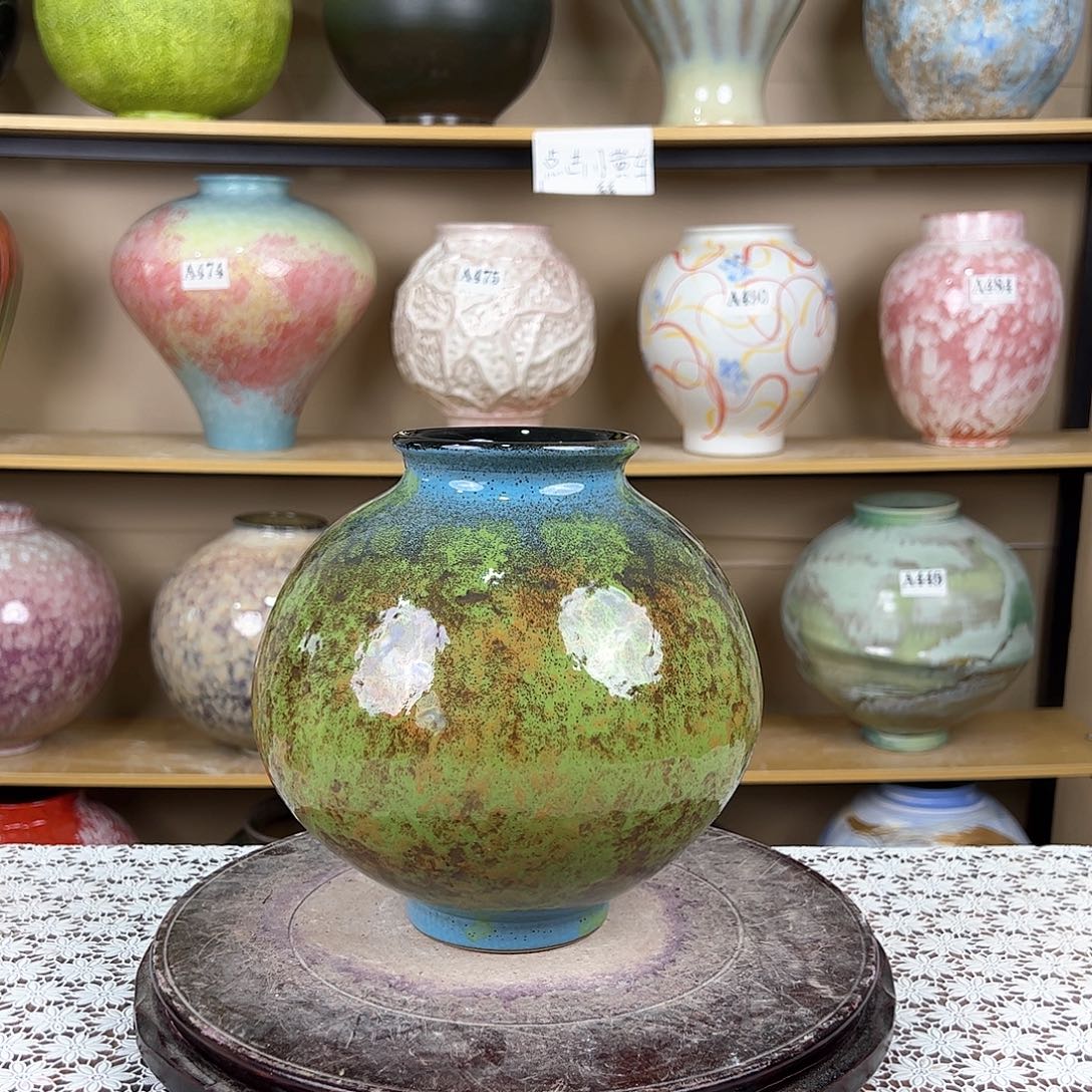 陶瓷39花瓶摆件创意的