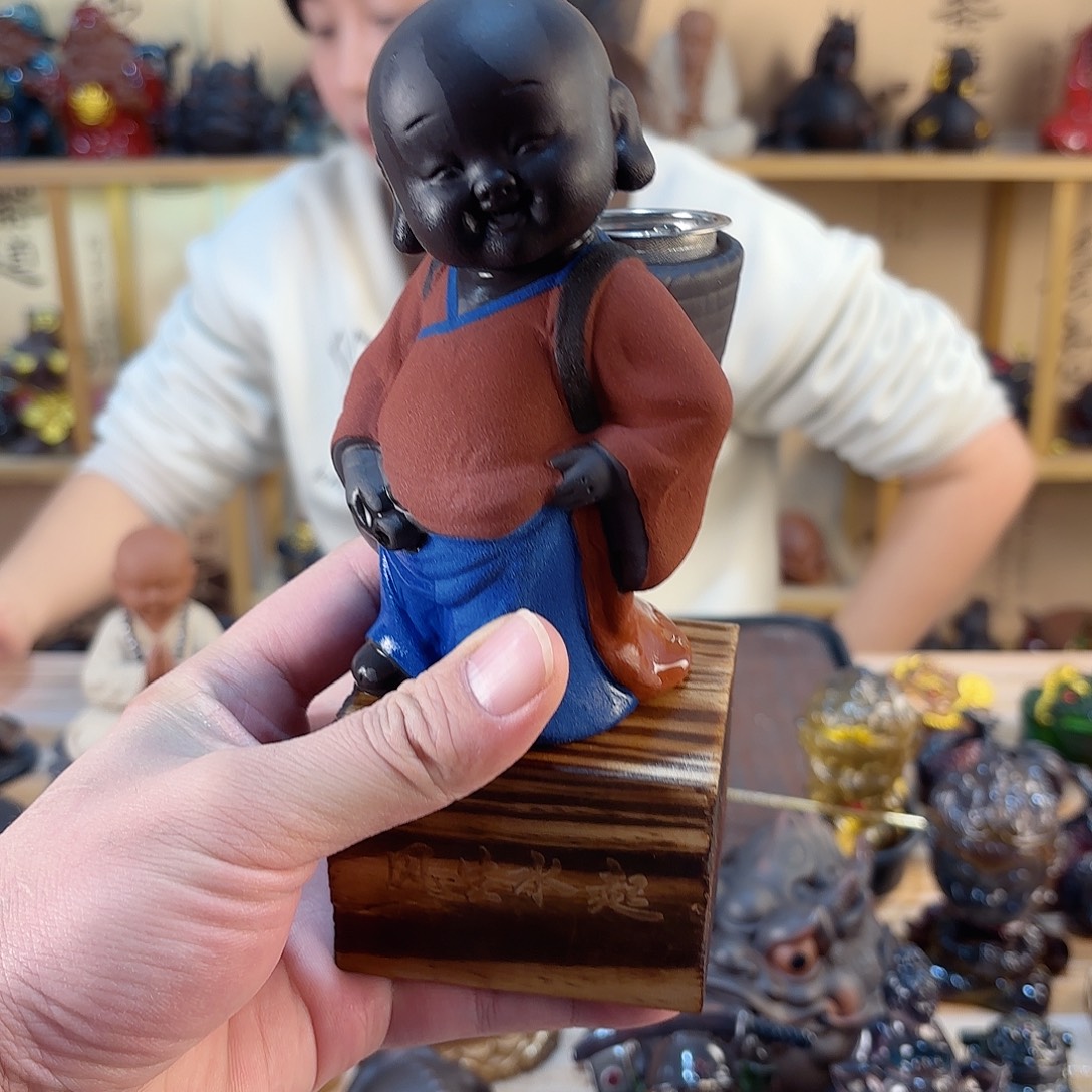 茶宠紫砂紫陶树脂茶宠摆件