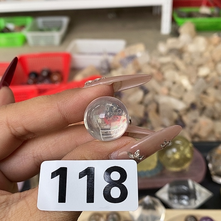 水晶未镶嵌珠宝半成品