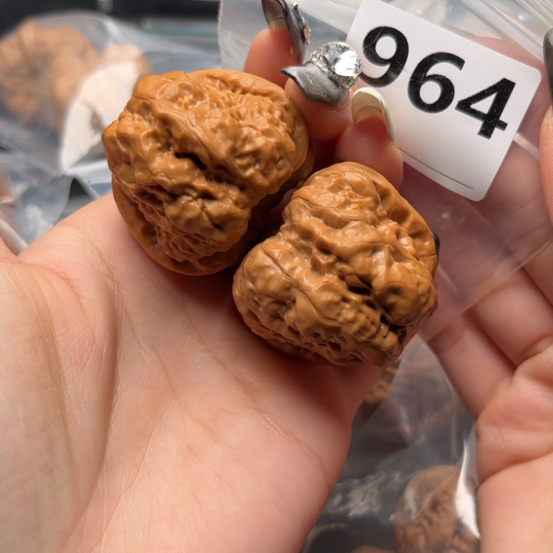 文玩核桃把件肚45➕边41加