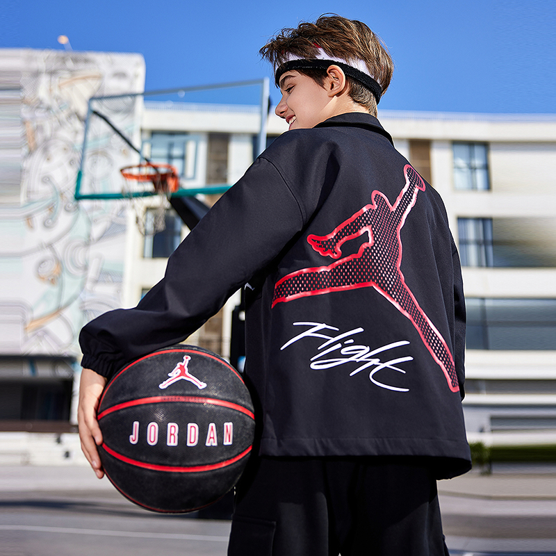 【官方旗舰】AIR JORDAN儿童长袖小中大童新春休闲潮流夹克外套C955