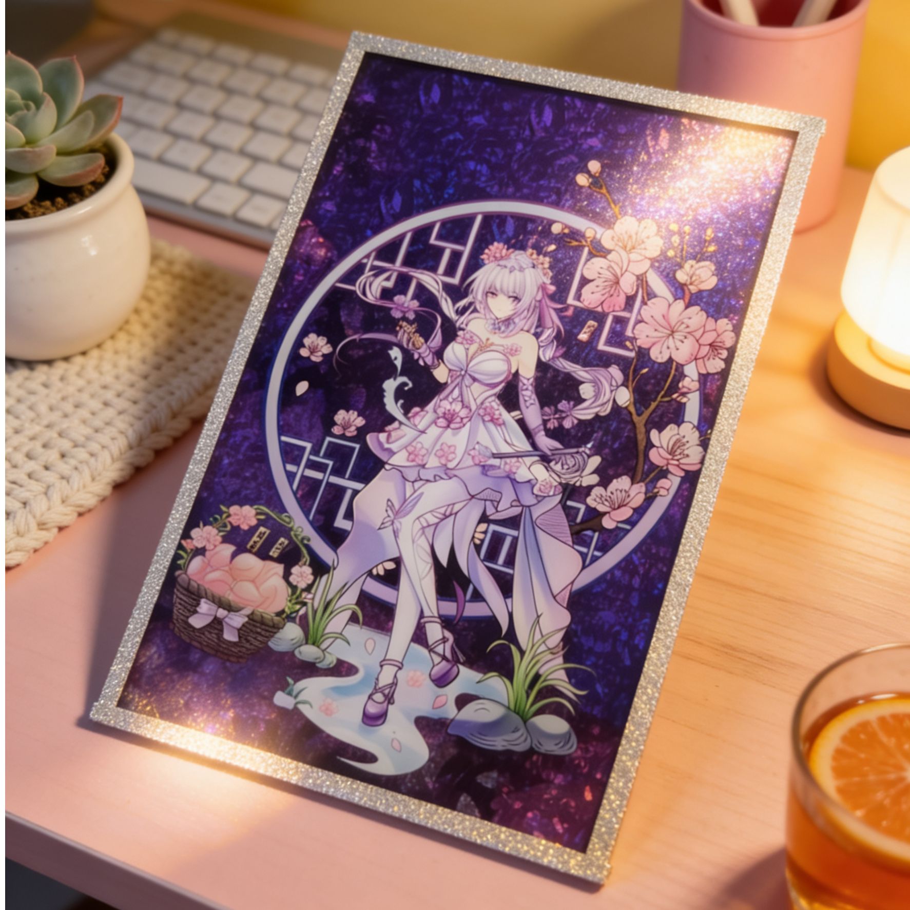 米哈游崩坏星穹铁道二创色纸亚克力色卡暇蝶画师授权寄售限量