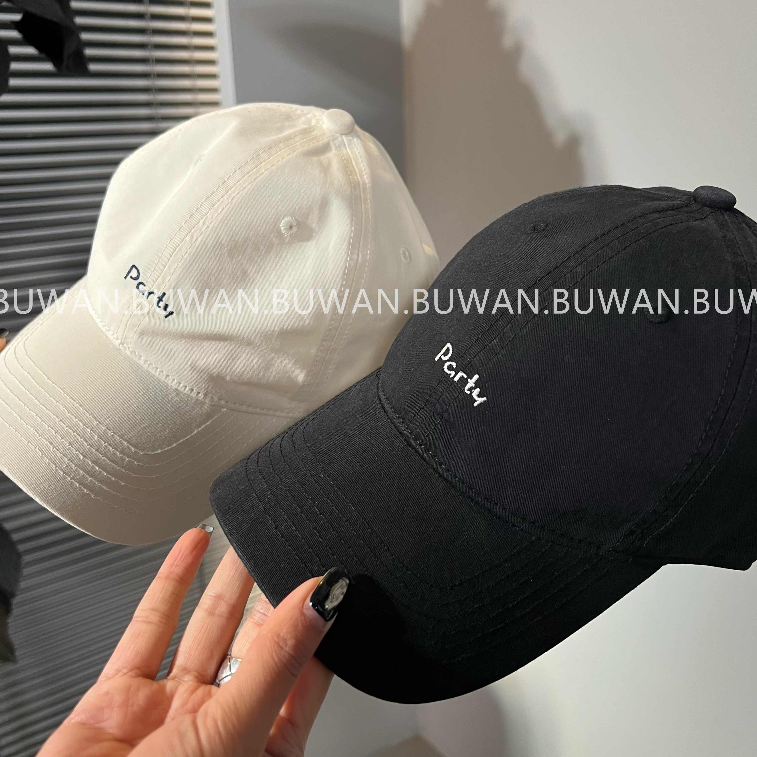 BUWAN韩系小字母百搭深帽檐遮脸型显瘦棒球帽0529